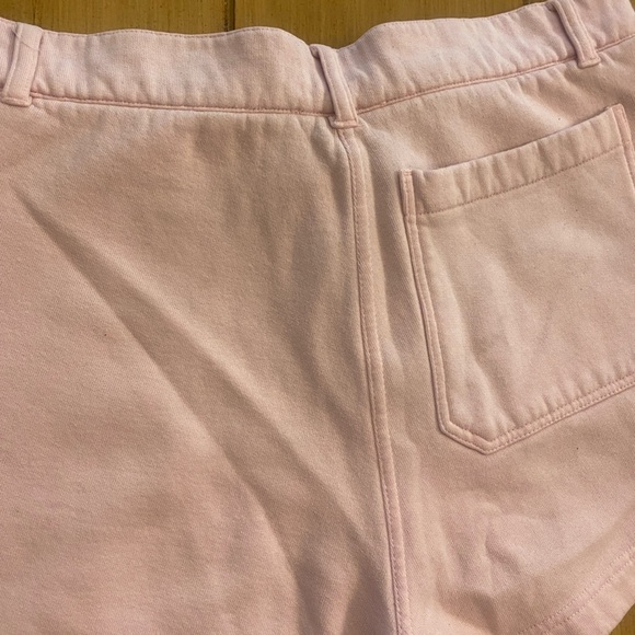 Helmut Lang Women’s Pink Shorts Drawstring zipper pockets size 10 - Picture 11 of 16